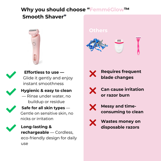 FemméGlow Shaving & Skincare Grooming FREE-Ebook